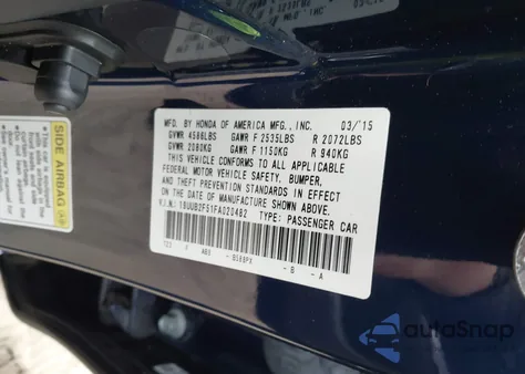 2015 Acura Tlx V6 Tech z USA, uszkodzony, nr VIN 19UUB2F51FA020482